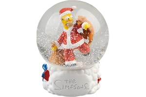 Grupo Erik Schneekugel Die Simpsons Schneekugel Weihnachten Weihnachtsdeko Dekoartikel 8 x 10 x 8 cm - Offizieller The Simpsons Fanartikel Geschenke