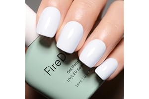 Firedeep Smalto Gel Bianco, Bottiglia Grande Da 16 Ml Smalto Gel Bianco Per Il Salone Di Manicure Autunnale E Invernale