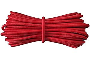 FABMANIA Round Elastic Cord - Bungee Shock Cord - 5 mm Diameter - Red - 10 metres