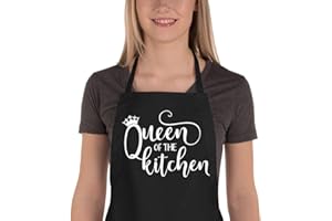 Saukore Funny Aprons for Women Cute Kitchen Aprons for Cooking Baking Birthday Christmas Apron Gifts for Mom Wife