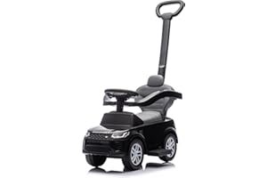 MONDIAL TOYS Primi Passi 3 in 1 Cavalcabile Land Rover Discovery per Bambini 12-36 Mesi con Maniglione Direzionabile, Suoni, Antiribaltamento, Vano Portaoggetti, Seduta Ergonomica