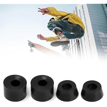 Lot De 2 Cups (pivot) Pour Trucks De Skateboard - Caoutchouc 16x10 Mm - Améliore La Flexibilité Et Le Contrôle