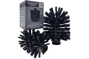 ZACK Set med 2 ersättningsborsthuvuden Ø 8,1 cm – Scala, Linea, Atore, Tubo, Carvo, Fresco, Xero, foccio, WC-borste, ersättningsborste, borsthuvud, reservborsthuvud, reservborsthuvud, toalettborste