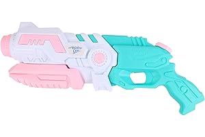 Blue Sky - Pistola de Agua - Juego al Aire Libre - 047525 - Blanco - Plástico - 45 cm - Juguete Infantil - Juego de Playa - Piscina - A Partir de 3 años