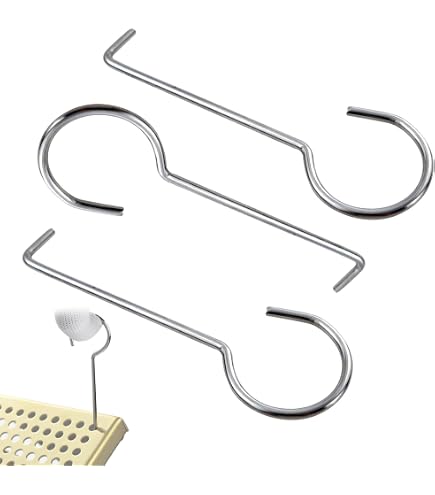 4er Set Abflussschlüssel Aus Edelstahl – Praktische Hebehaken Für Duschabflüsse, Spülen & Reinigung, Länge 9,9 Cm