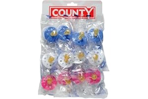 County Sales Baby Soothers Dummies Pacifiers Pack of 12 Cheap Bulk Deal Fast DEL