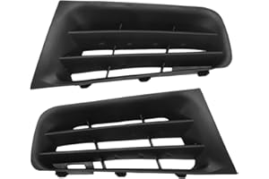 Konuooer 2 x Rejillas de rejilla negra derecha e izquierda rejilla radiador 7701474478 para Megane 2 Fase II