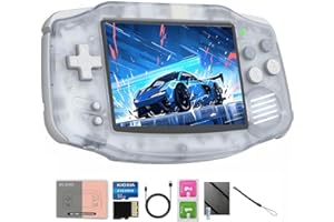 WHATSKO RG 34XX Console di Gioco Portatile,Retro Console RG34XX Built-in 32G + 64G con oltre 5000 Giochi,3,4 Pollici Schermo IPS 3500mAh,Console Portatile Supporto Wi-Fi Multiplayer e HD TV Out(Blu Ghiaccio)