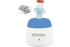 Magicrose 5200rpm Mini Vortex Mixer Paint Shaker,Lab Vortex Shaker with Touch Function for Nail Polish,Eyelash Shaker,Tattoo Ink,Glue Adhesives and Test Tubes (Blue)