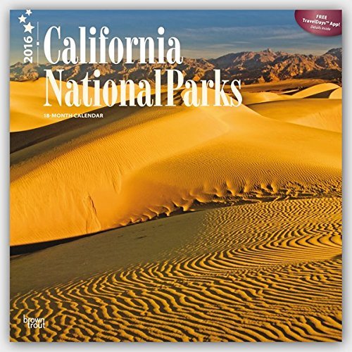 California National Parks 2016 Square 12x12 (Multilingual Edition) by Browntrout Publishers (2015-07-15)