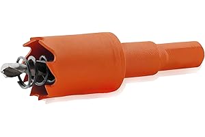 YEBOCIYO Seghe a Tazza per Metallo Fresa a Tazza Bi-Metallica M42 Bimetallica con Biella HSS per Lamiera, Alluminio Legno, PVC, Acciaio Inossidabile e Lamiera di Plastica 20MM