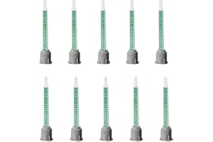 AOROPS Statikmischer, 10 Stück Mischdüsen Statikmischer, AB Klebstoff Mischrohr Mischertülle MB3.2-16L Statikmischer für den Rohrstrom und Reorganisationsbewegungsmischen Verwendet Werden Können