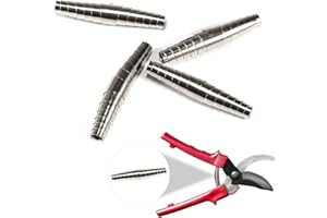 FAGENT 4 Piezas Muelles de Repuesto para Tijeras de Podar, 5,8cm de Longitud, Juego de Repuesto de Muelles para Tijeras de Podar en Espiral Universales, Repuesto para Herramientas de Jardín (Plateado)