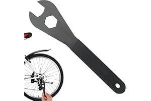 Hominas Chiavi Coniche 17 mm Chiave a Forchetta Extra Piatta per Bicicletta in Acciaio al Carbonio Strumento per la Riparazione di Biciclette