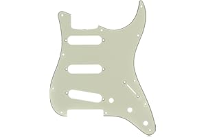 Fender 099-1343-000 3-Ply Mint Green 11-Hole Vintage Mount S/S/S Stratocaster Pickguard (with Truss Rod Notch)
