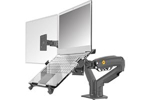 NB North Bayou Supporto per Monitor, Supporto 17-27'' Schermo del computer o Laptop 10-17'', Carico Massimo 9KG, VESA 75/100 mm