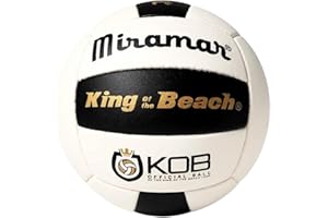 King of The Beach Miramar Volleyball by Mikasa - The Official Tour Beach Volleyball Designed by Olympian and World Champion Sinjin Smith