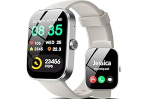 RAINPAL Smartwatch damski i męski z funkcją telefonu, ekran dotykowy HD 1,91" z połączeniami telefonicznymi, 112+ trybów sportowych, wodoszczelność IP68, zegarek sportowy z monitorem snu, zegarek do systemu