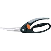 Fiskars K&uuml;mes hayvanı makası, toplam uzunluk: 25 cm, kaliteli &ccedil;elik/plastik, fonksiyonel şekil, 1003033