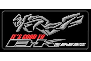 Masterpatch Suz B-King It's Good Patch GSX1300 BK für Suzuki B-King Bikers Motorrad Aufnäher parche Bordado brodé Patch écusson Toppa ricamata