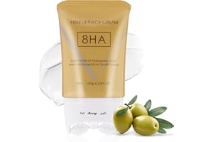 VRAIKO MOOLINSE Gua Sha Neck Cream, 8HA Firming Cream Moisturizer for Neck & Jawline Lifting with 8 Types of Hyaluronic Acids, Boosting Firmness, Elasticity, Deep Hydration, 4,23 oz