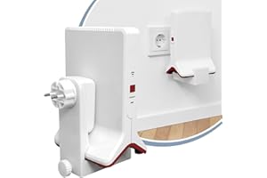 Cleverstation Repeater Wall Mount Socket - for Fritz Repeater 6000 & Repeater 3000 & 3000AX, Socket Holder, AVM Repeater Accessories, Internet Amplifier Holder, Amplifier Socket Holder