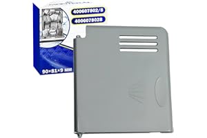 Couvercle pour Compartiment à Détergent Combinaison Dosage Lave Vaisselle 90x81x9 mm avec le Code Original 400607802/8 4006078028 pour AEG pour Electrolux pour Zanussi - Garantie de 10 Ans - MONTERAL