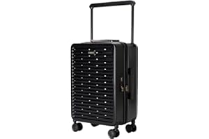 NPLE Valigia Trolley Bagaglio A Mano Ultraleggero 55 X 38 X 22 Cm - 100% Policarbonato Rigido – Manico In Alluminio - Mobilità A 360° - 4 Ruote Silenziose Zip Professionale