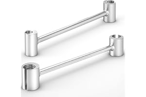 BOTEWO Lot de 2 outils de réglage de charnière de porte : charnière clé de réglage de la charnière outil de pliage pour drapeaux type portes à charnière telles que portes de feu portes de sécurité