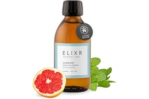 ‎ELIXR ELIXR Mundziehöl Harmony mit Krauseminze & Grapefruit | aus Höhle der Löwen | 200ml | ayurvedische Mundspülung pflegt auf natürliche Weise | zertifizierte Naturkosmetik aus Deutschland