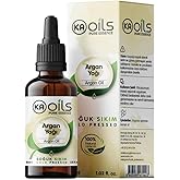 KAOils Argan Yağı 30 ml | 100% Pure Argania Spinosa Kernel Oil | Soğuk Sıkım Doğal Taşıyıcı Yağ | Sa&ccedil; ve Cilt Bakımı İ&ccedil;in Ona