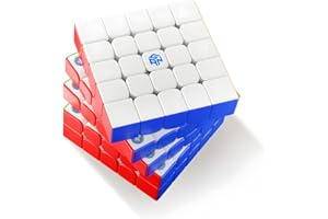 Bukefuno GAN 562 M 5x5 UV Cube Puzzle Magnétique Sans Autocollant Gan 562M UV 5x5x5 Speed Puzzle GAN562 M UV Standard Speed Cube UV Version UV