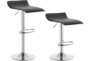 ‎WOLTU WOLTU Barhocker Design Drehstuhl Hocker Barstuhl Lounge Bar Hocker Stuhl 2X Schwarz BH11sz