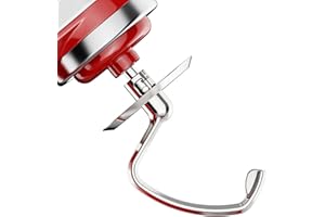 ‎GVODE GVODE Knethaken Ersatz für Kitchenaid Standrührer, K45DH Knethaken für Kitchenaid 4,5-5 QT Kippkopf Standmixer, Edelstahl Teigaufsatz Spülmaschinenfest