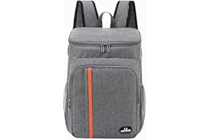 SAMULIY Isolierter Kühlrucksack Auslaufsichere Kühltasche – Rucksack Kühltasche Wasserdicht Isoliert Weich Mittagessen Kühlrucksack Leichte Auslaufsichere Kühltasche Für Strand Wandern