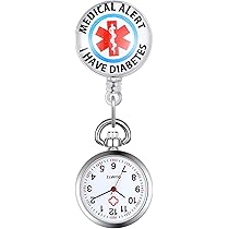 Krankenschwesteruhr Mit Clip - Medizinische Taschenuhr Für Pflegepersonal