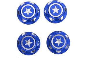 Tbest Lot de 4 écrous de roue hexagonaux en alliage d'aluminium de 17 mm pour X-MAXX Summit Traxxas RC (Mazarine)
