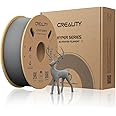 Creality Official 3D Printer Filat Hyper PLA Filat, PLA Filat High-Speed Printing, Durable and Resistant, Smooth, Overhang Permance Diional Accuracy +/-0.02mm, 2.2lbs/Spool (Gray) (3D-PM-H-PLA)