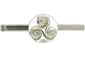 WILLIAM STURT FINE PEWTER Alfiler de Corbata Trisquel Celta, Hecho a Mano por William Sturt en Francia