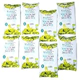 Ob pur, als Topping für einen frischen Salat oder Zutat bei der Sushi-Herstellung: Der KULAU Bio-Nori-Snack ist vielfältig nutzbar.