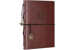 OUME Album Fotos Para Pegar Cuero DIY Scrapbook Album Scrapbooking Boda Libro de Visitas, Regalos Para Navidad San Valentín Cumpleaños Aniversario