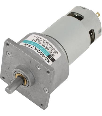 Encoder Metal Gear Motor DC 12V 24V 10~600RPM Dual Channel Encoder For DIY Robot - View #9