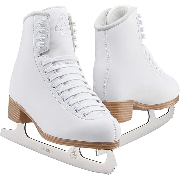 Patins à Glace Canstar Lake Louise – Blanc, Cuir Synthétique, Lame Inox, Pour Femme, Enfant Et Débutant