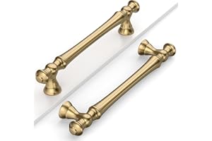 Coinkoly 10 Pack Champagne Bronze Cabinet Pulls 128MM Hole Centers Kitchen Cabinet Handles Drawer Handles UK0001