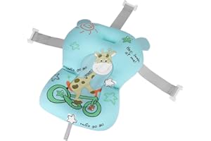 HAOZAIKEJI Baby Badewannenkissen Unterstützung Baby-Badekissen Neugeborene Babybadematte Kleinkind Weich Baby-Badewanne Badekissen Bequem Babymatte Badewanne Kinder Badewanneneinsatz Sitz für 0-12 Monate Baby