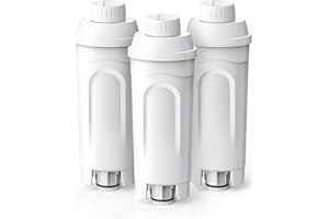 GLACIER FRESH DLSC002 - Filtri da caffè compatibili con DeLonghi DLSC002, SER3017, 5513292811, 9310926, ECAM, ETAM, ESAM, BCO, EC, BCO400, EC800, ecc