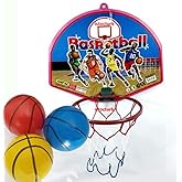 3 Pieces Top+Wall mounted 42cm Oversized Toy Basketball Crucible