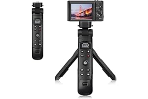 AODELAN Kamera-Griff mit Auslöser, wiederaufladbar, kabellos, Mini-Stativ für A7C, A7III, ZV-1, ZV-E10, ZV-1F, A6100, A6400, A6700, A7IV, RX100 VII, A9, A9 II, DSC-RX0 II