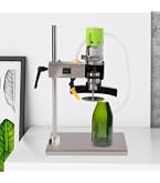 Begoniape Elektrischer Glasflaschenschneider – 7 Geschwindigkeiten, Inkl. Schleif- & Bohrzubehör, Für DIY-Projekte