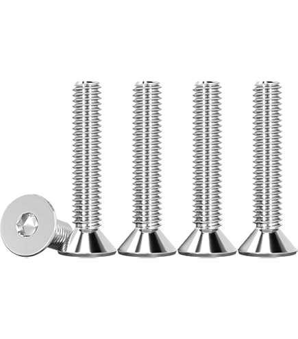 Viti A Testa Svasata A2 OK-LINE Con Esagono Incassato E Filettatura Intera ISO 10642 - Foto 7